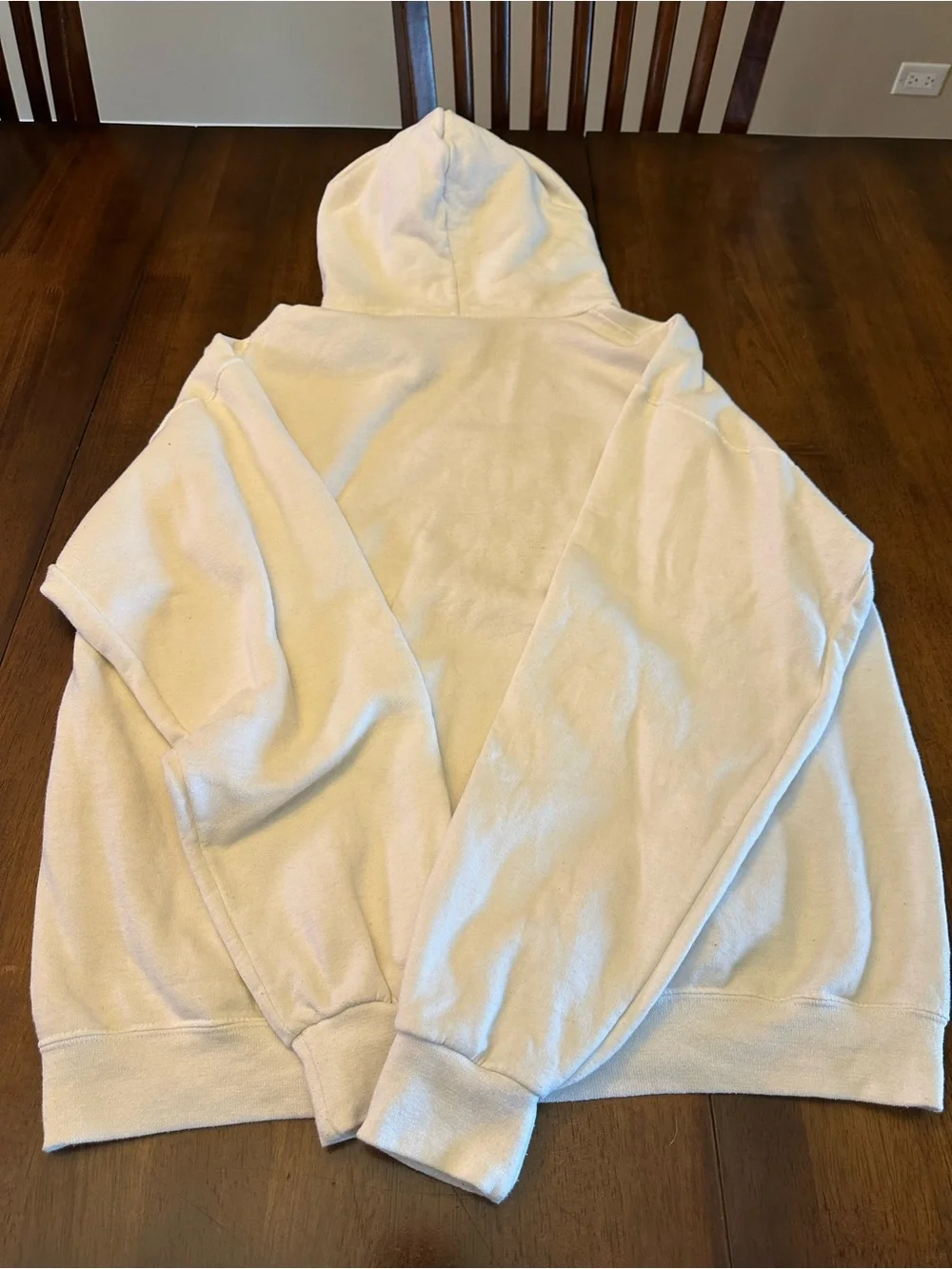 Syracuse Orange Hooded Sweatshirt - Cream with Orange Logo